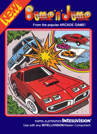 Bump 'N Jump Intellivision  box art
